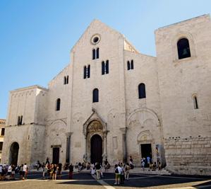 The 12th century Basilica in the old town