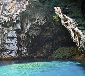 The spectacular Melissani cave