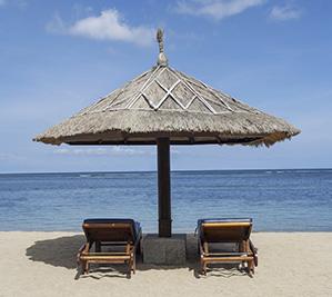 Cabana on the beach