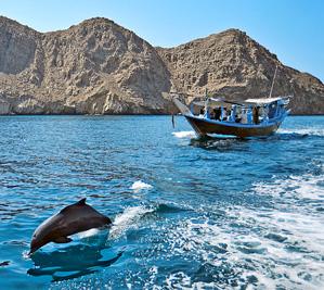 A typical dhow fishing boat