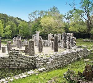 The Roman ruins of Butrint