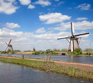 The windmills of Kinderdijk