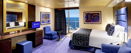 Luxurious cabins and suites