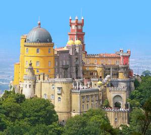 Sintra, view of Pena National Palace