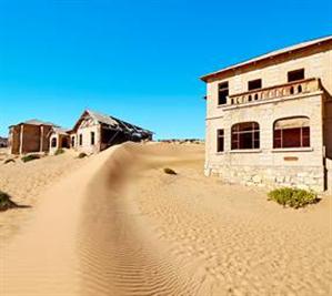 The ghost town of Kolmanskop