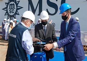 MSC CRUISES AND FINCANTIERI CELEBRATE FLOAT OUT OF MSC SEASHORE