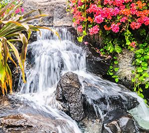 Waikiki waterfall