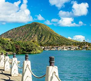 View of Koko head crater