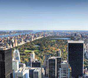 Central Park from The Rock Observation Deck