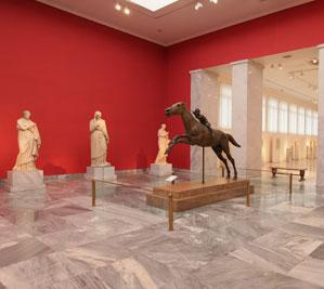 An exhibit in the Acropolis Museum