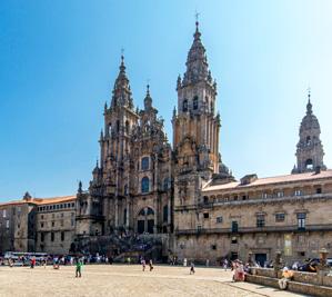 Pilgrims in Compostela