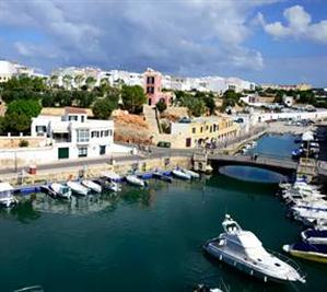 Yachts in the pretty harbour